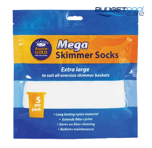 Aussie Gold Mega Skimmer Socks - Pack of 5 - Budget Pool Care