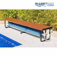 Load image into Gallery viewer, Daisy Under Bench Rollers - Western Red Cedar - Budget Pool Care