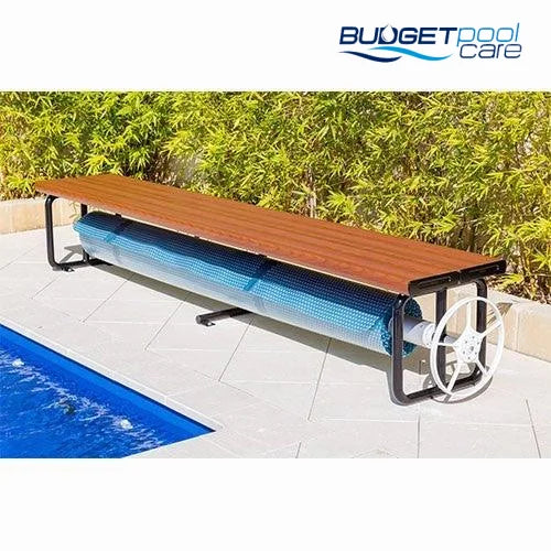 Daisy Under Bench Rollers - Western Red Cedar - Budget Pool Care