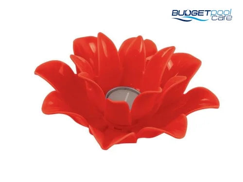 FLOATING CANDLE AMBIENCE RED - Budget Pool Care