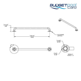 Pool Safety Rail - Budget Pool Care