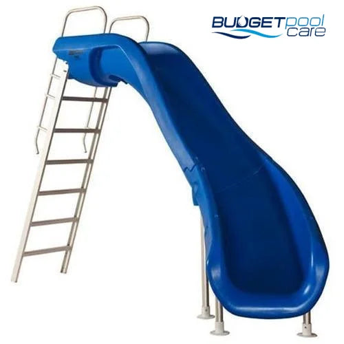 Rogue2 Pool Slide-Pool Slide-SR Smith-Rogue2 Pool Slide Blue - right curve-Budget Pool Care